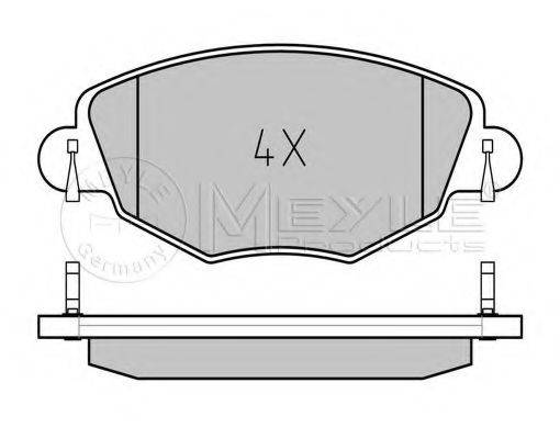 Комплект гальмівних колодок, дискове гальмо