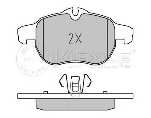 Комплект гальмівних колодок, дискове гальмо
