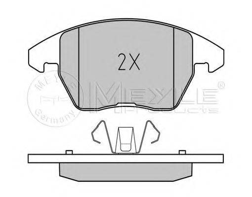 Комплект гальмівних колодок, дискове гальмо