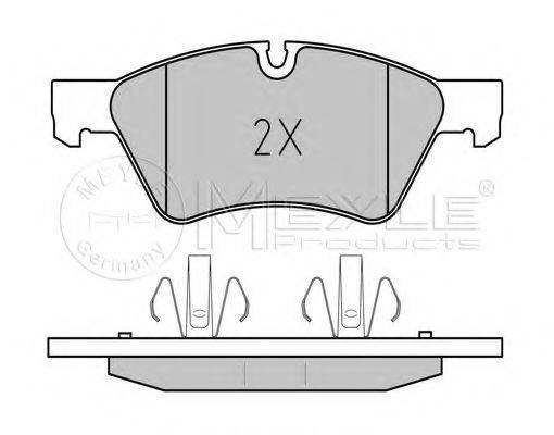Комплект гальмівних колодок, дискове гальмо
