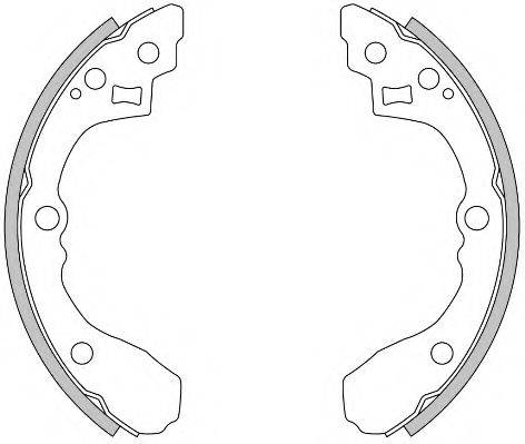 Комплект гальмівних колодок