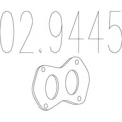 Прокладка, труба вихлопного газу