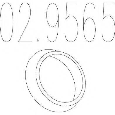 Кільце ущільнювача, труба вихлопного газу