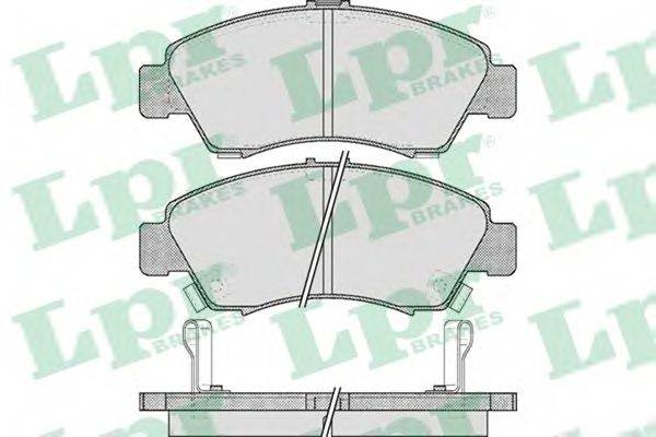 Комплект гальмівних колодок, дискове гальмо