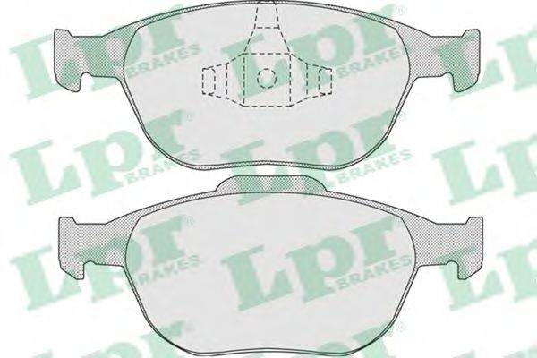 Комплект гальмівних колодок, дискове гальмо