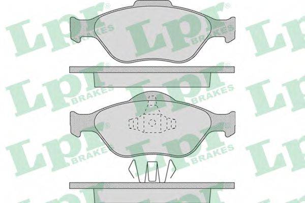 Комплект гальмівних колодок, дискове гальмо
