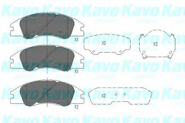 Комплект гальмівних колодок, дискове гальмо