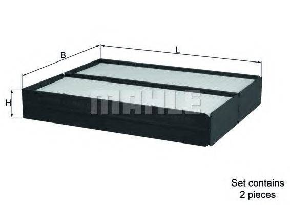 Фільтр, повітря у внутрішньому просторі