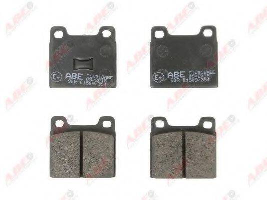 Комплект гальмівних колодок, дискове гальмо