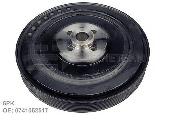 Ремінний шків, колінчастий вал