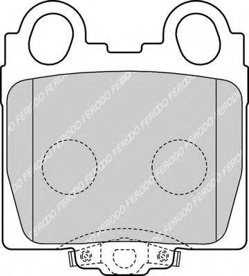 Комплект гальмівних колодок, дискове гальмо
