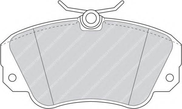 Комплект гальмівних колодок, дискове гальмо