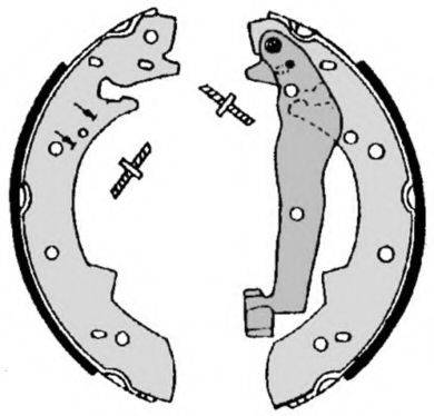 Комплект гальмівних колодок
