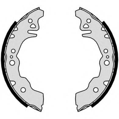 Комплект гальмівних колодок