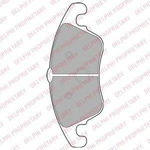 Комплект гальмівних колодок, дискове гальмо